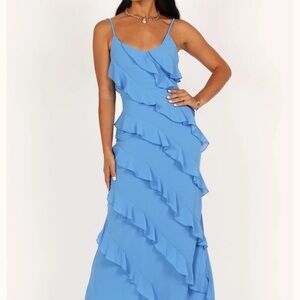 Petal and pup ciao ruffles maxi dress